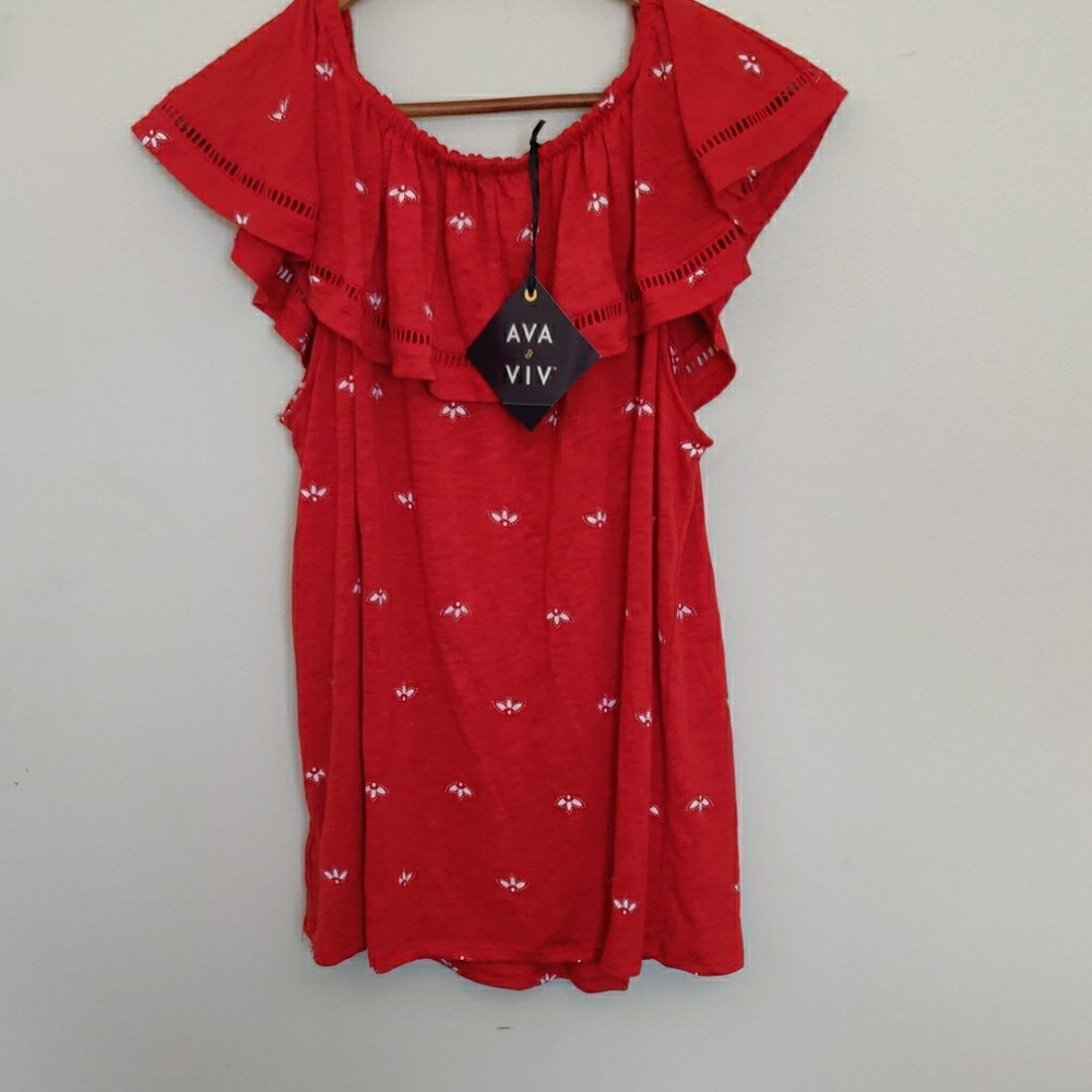 Ava Viv ~ size 2x ~ blouse